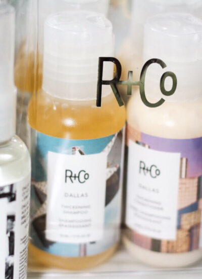 R+Co Dallas Thickening Shampoo and Conditioner and Dallas Hair Spray
