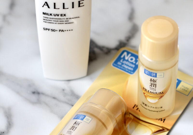 Allie Milk UV ex and Hada Labo Premium Hydrating Lotion review