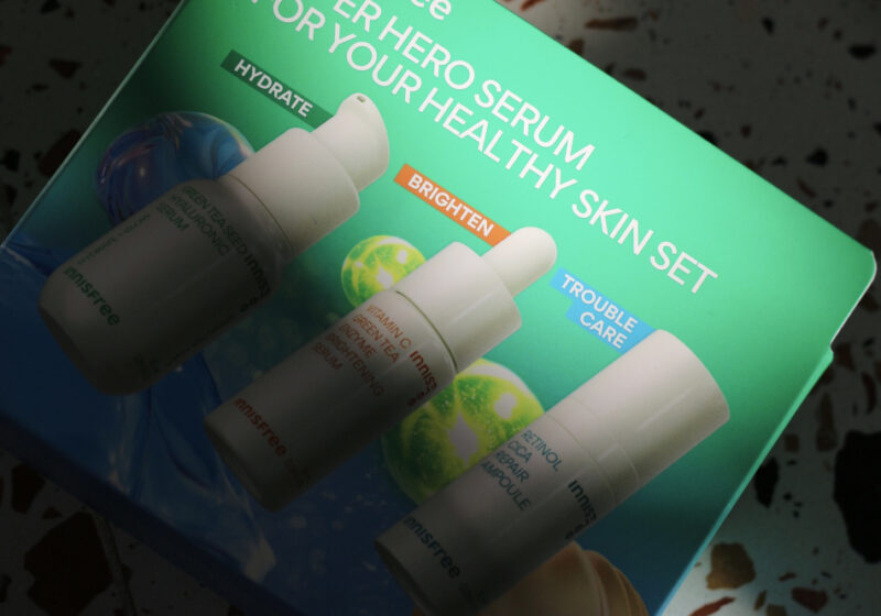 Innisfree Super Hero Serums kit review